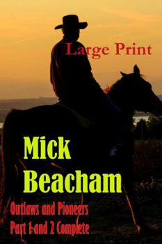 Hardcover Outlaws and Pioneers Large Print Book