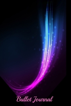 Paperback Bullet Journal: The Wave Design: a 100 page 6x9 dot grid notebook for creating whatever you desire Book