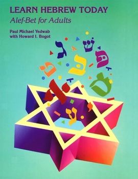 Paperback Learn Hebrew Today: Alef-Bet for Adults Book