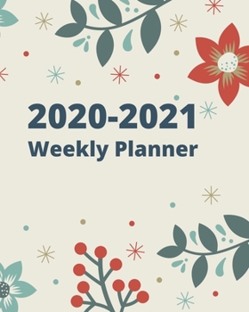 Paperback 2020-2021 Calendar weekly planner Jan 2020 to Dec 2021: Daily weekly Planner 2020-2021 Monthly Calendar for To do list Logbook agenda academic Schedul Book