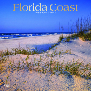 Calendar Florida Coast 2023 Square Foil Book