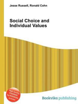 Paperback Social Choice and Individual Values Book