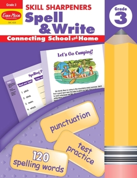 Paperback Skill Sharpeners: Spell & Write, Grade 3 Workbook Book