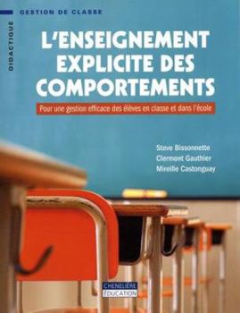 Paperback ENSEIGNEMENT EXPLICITE DES COMPORTEMENTS [French] Book