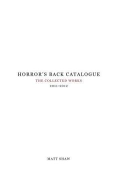Paperback Horror's Back Catalogue: 2011-2012 Book