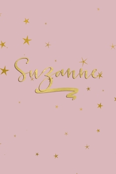 Suzanne: Personalized Journal to Write In | Rose Gold Line Journal