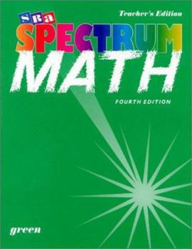 Paperback Spectrum Mathematics - Green Book, Level 6 - Teacher's Edition Book