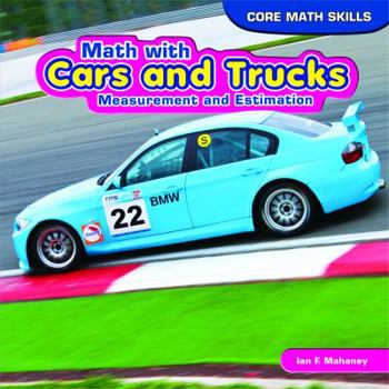 Paperback Math with Cars and Trucks Book