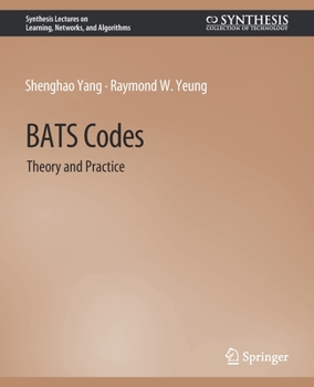 Paperback Bats Codes: Theory and Practice Book