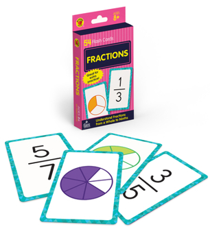 Paperback Fractions Flash Cards Book