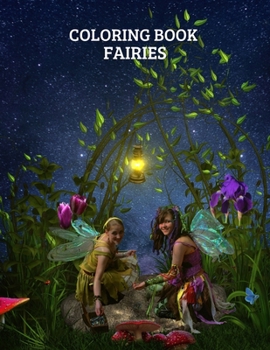 Paperback Coloring book. Fairies. Book