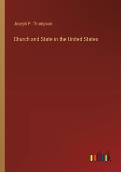 Paperback Church and State in the United States Book