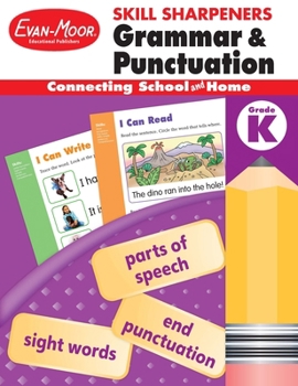 Paperback Skill Sharpeners: Grammar & Punctuation, Kindergarten Workbook Book