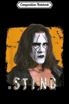 Paperback Composition Notebook: WWE Sting Crow Retro Journal/Notebook Blank Lined Ruled 6x9 100 Pages Book