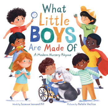 Hardcover What Little Boys Are Made of: A Modern Nursery Rhyme Book