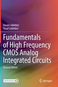 Hardcover Fundamentals of High Frequency CMOS Analog Integrated Circuits Book