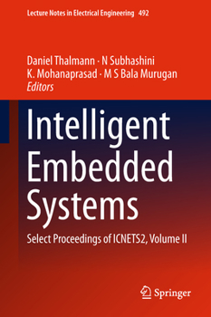 Hardcover Intelligent Embedded Systems: Select Proceedings of Icnets2, Volume II Book