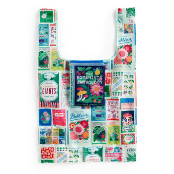 Paperback Ever Upward Botanist Bookshelf Packable Nylon Tote Bag Book