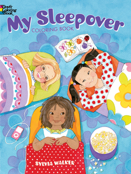 Paperback My Sleepover Coloring Book