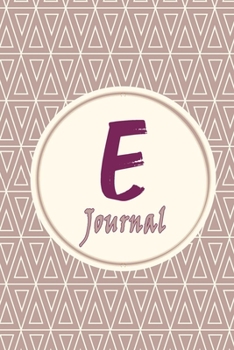 Paperback Initials Letter "E" journal: Journal & personal diary for women and girls: personal notebook "E" with a lovely heart Monogram journal: Size at 6*9 Book