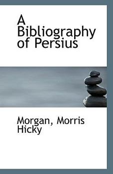 Paperback A Bibliography of Persius Book