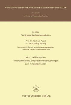 Paperback Kind Und Fernsehen [German] Book