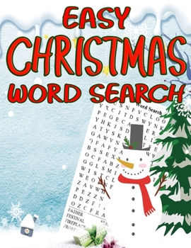 Paperback Easy Christmas Word Search: Fun Puzzlers Large Print Word Search Books [Large Print] Book