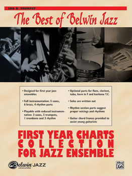 Paperback The Best of Belwin Jazz: 3rd B-Flat Trumpet Book