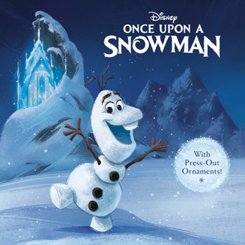 Paperback Once Upon a Snowman (Disney Frozen) Book