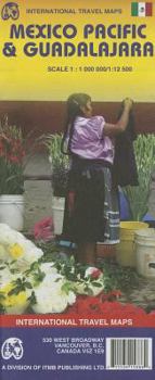 Mexico Pacific & Guadalajara 1:1,000,000 / 1:12,500 Travel Map
