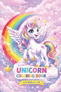 Paperback Unicorn Coloring Book: +70 UNIQUE DESIGN for kids ages 4 - 8 Book