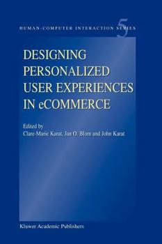 Paperback Designing Personalized User Experiences in Ecommerce Book