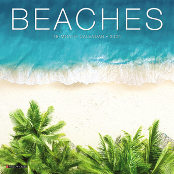 Calendar Beaches 2024 7 X 7 Mini Wall Calendar Book