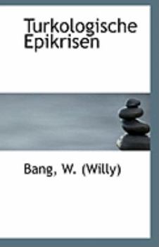 Paperback Turkologische Epikrisen Book