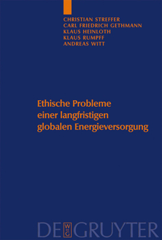 Hardcover Ethische Probleme einer langfristigen globalen Energieversorgung [German] Book