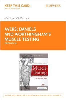 Printed Access Code Daniels and Worthingham's Muscle Testing Elsevier eBook on Vitalsource (Retail Access Card): Daniels and Worthingham's Muscle Testing Elsevier eBook o Book