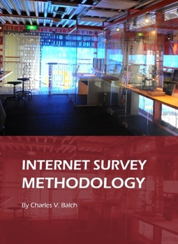 Hardcover Internet Survey Methodology Book