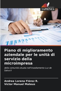 Paperback Piano di miglioramento aziendale per le unità di servizio della microimpresa [Italian] Book