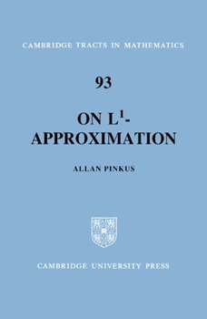 Hardcover On L1-Approximation Book