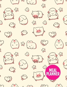 Meal Planner: Nifty Track And Plan Your Meals Weekly - 52 Week Food Planner | Diary | Log | Journal | Calendar - Meal Prep And Planning Grocery List | Large 8.5 x 11 Inch | 110 Pages - AXL 0009126