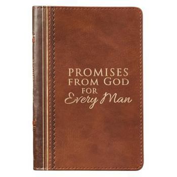 Imitation Leather Promises from God for Every Man Brown Lux-Leather Book