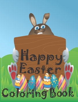 Paperback Happy Easter Coloring Book: Coloring Journal Book