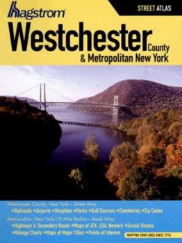 Spiral-bound Hagstrom Westchester County & Metropolitan New York Street Atlas Book