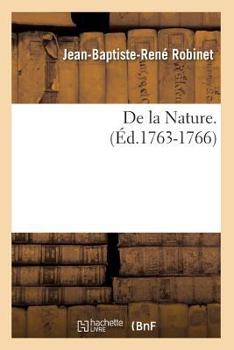 Paperback de la Nature. (Éd.1763-1766) [French] Book