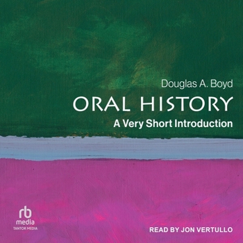 MP3 CD Oral History: A Very Short Introduction (Very Short Introductions) Book