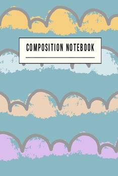 Paperback Composition Notebook: College Ruled 6" x 9" Forest Walk Writing Notes Journal, Office, Kids, School and college student. Book