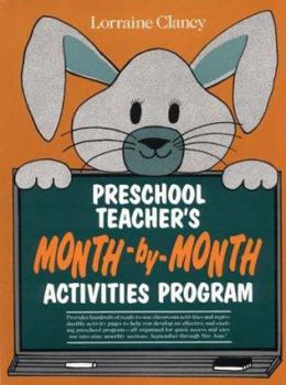 Paperback Preschool Teacher's Month-By-Month Activities Program Book