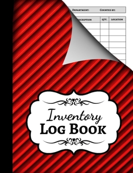 Paperback Inventory Log Book: Ledger / Keeper / Accounting / Tracking Sheets / Record / Tracking Book / Organizer Book