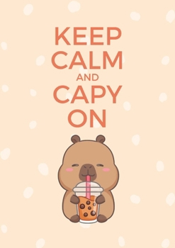 CapyFun Capybara Notebook - Cream Boba