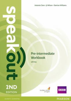 Paperback Speakout Pre-Intermediate 2nd Edition Workbook with Key Book